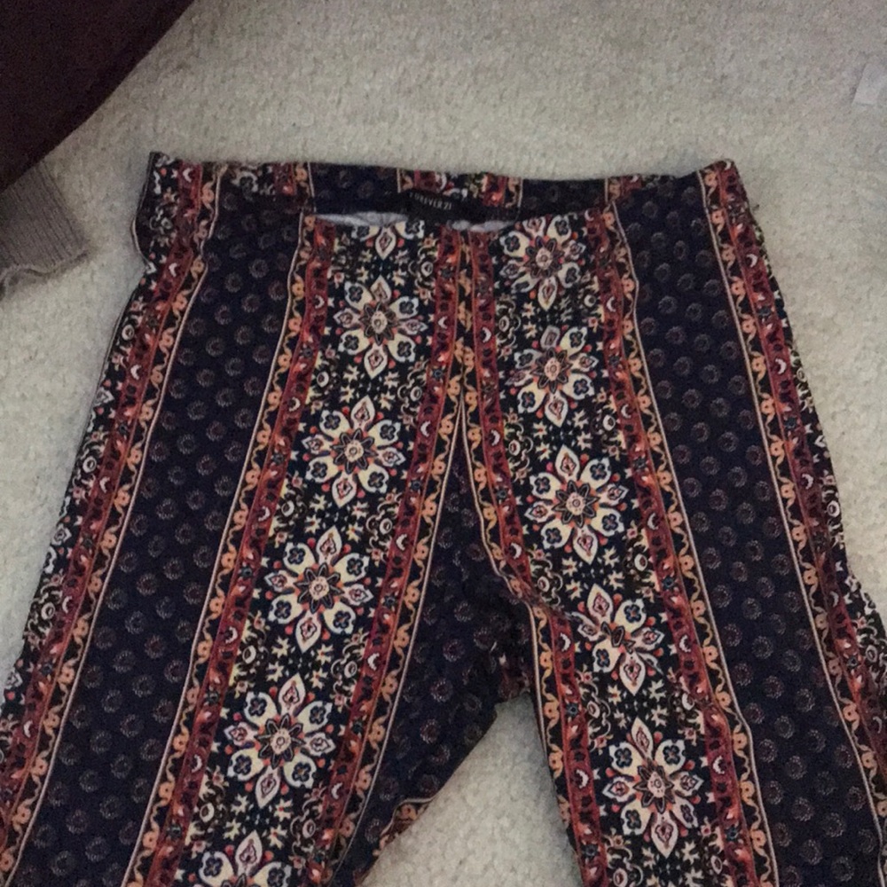 flowy paisley pants